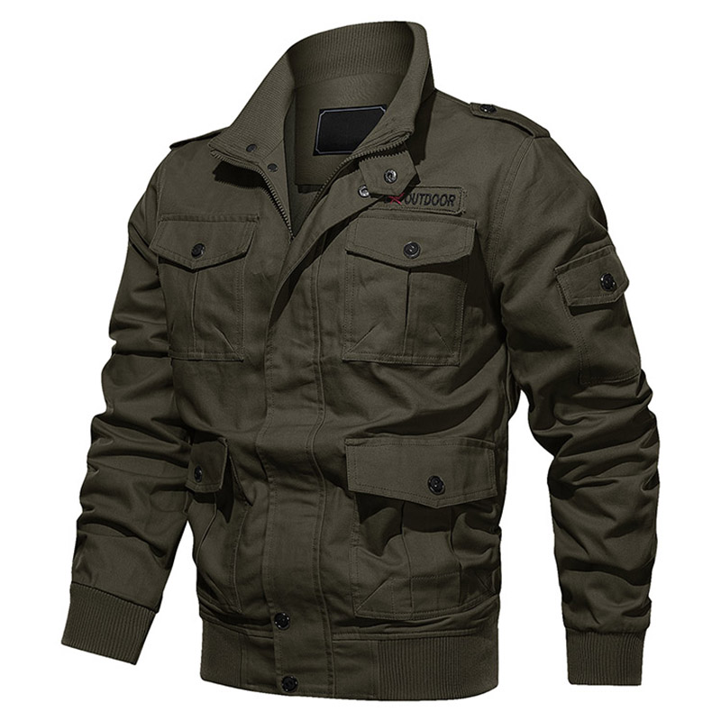 屋外のワークジャケットのカジュアルなFashing Pilot Spingのコートの注文の爆撃機のジャケット